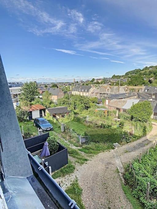 Les Mouettes. Appart Honfleur 4 Personnes Vue Pont De Normandie エクステリア 写真